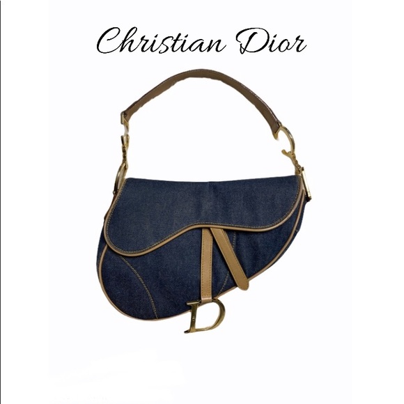 Christian Dior Denim Saddle Bag🌹🌹HOST PICK… - Picture 2 of 12